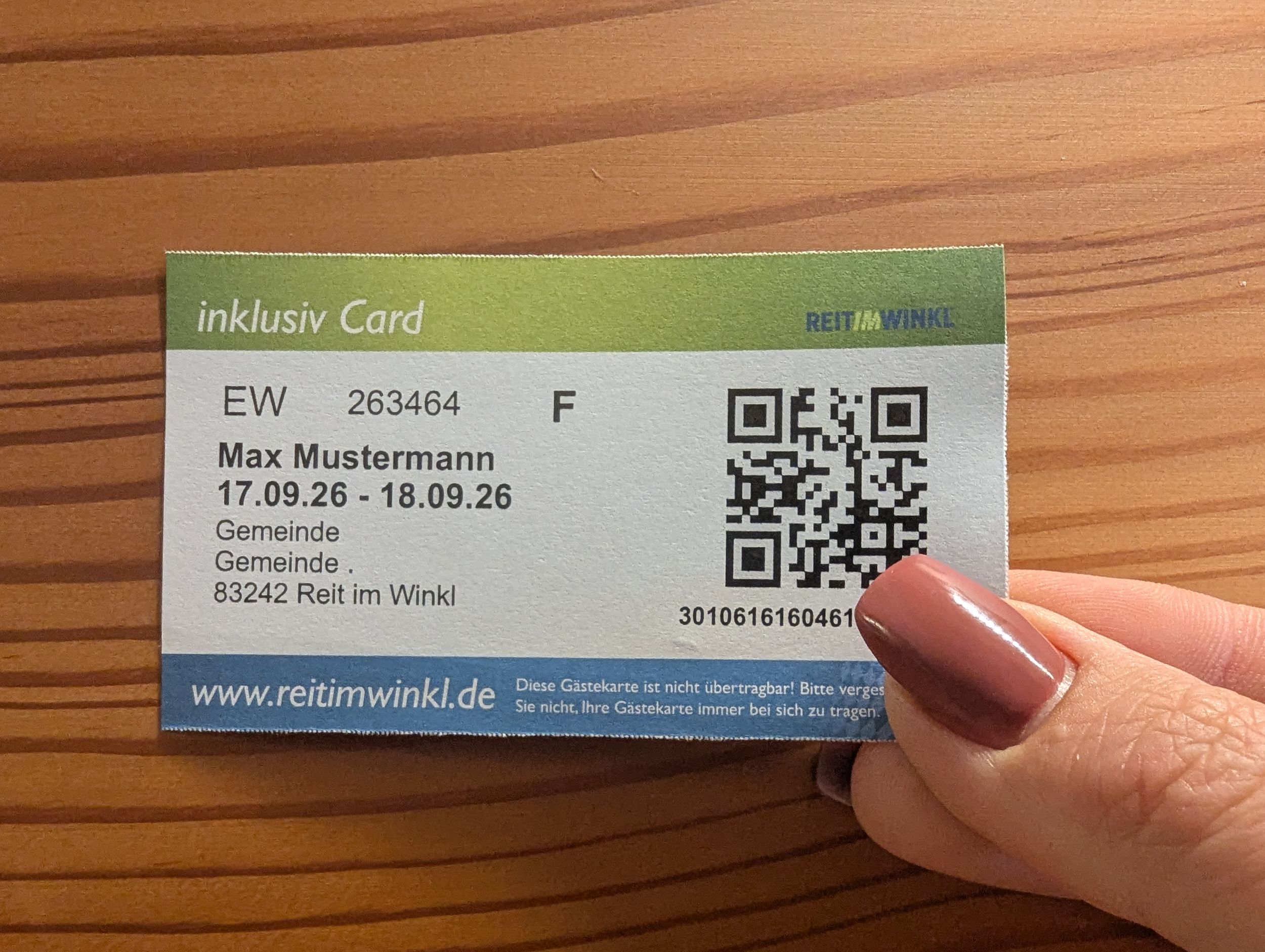Reit im Winkl inklusiv Card