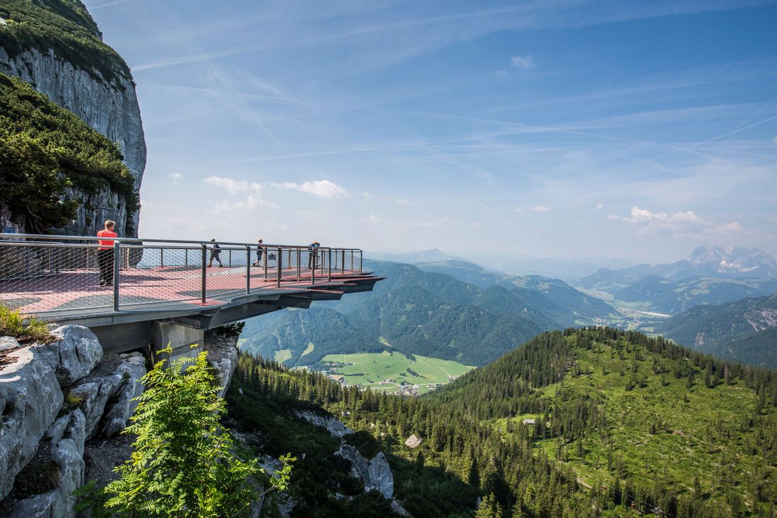 Steinplatte Aussichtsplattform