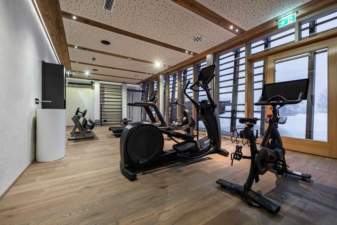 Fitnessraum im Hotel Gut Steinbach