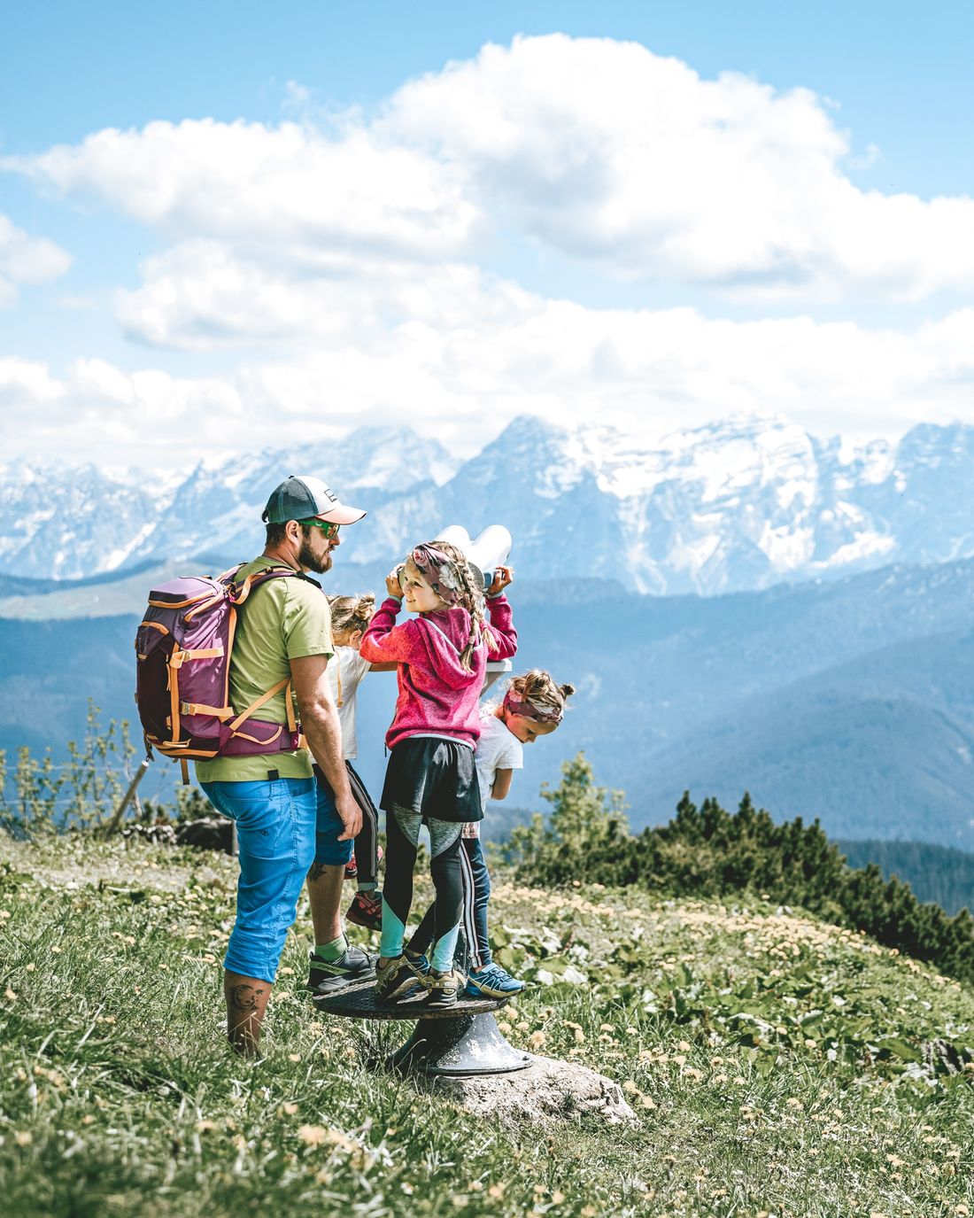 Nostalgie Sesselbahn Familie