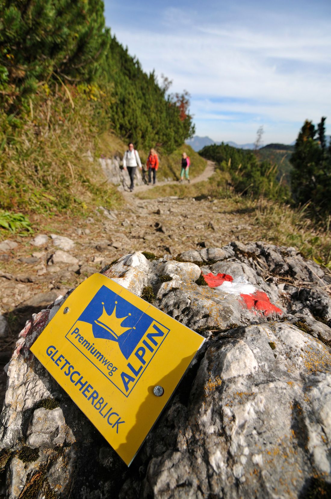 Auf dem Premiumwanderweg unterwegs