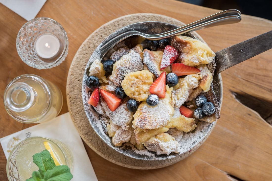 Kaiserschmarrn mit Berglimonade