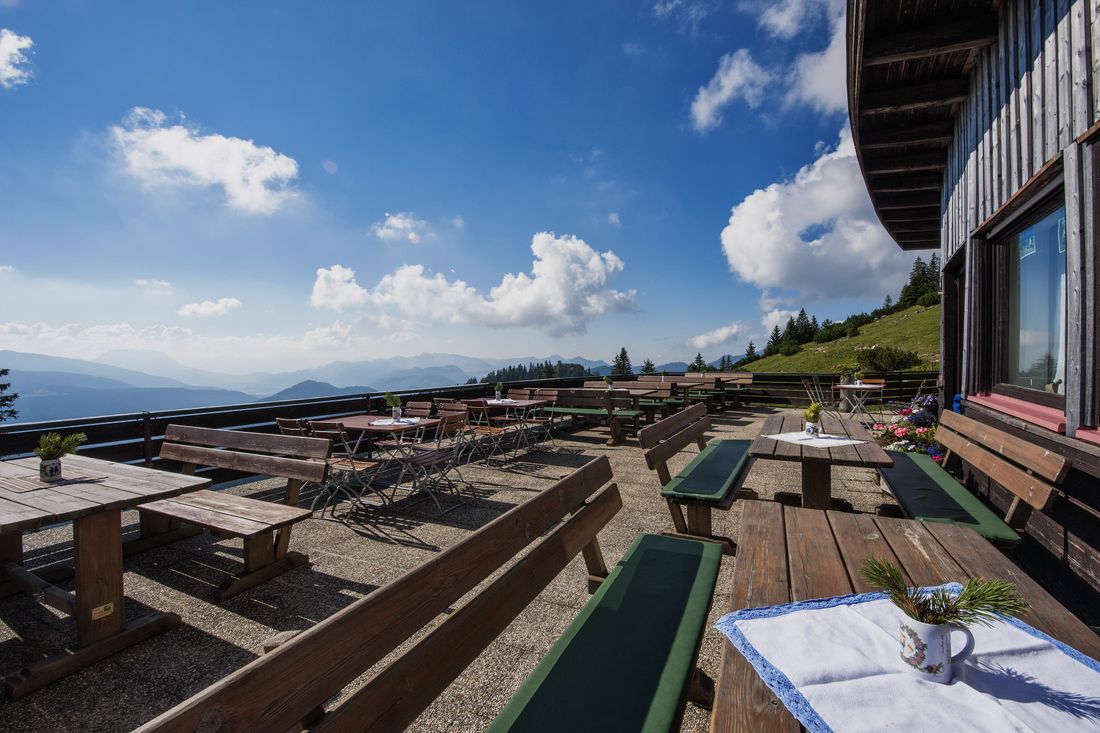Outdoor seating Dürrnbachhorn restaurant
