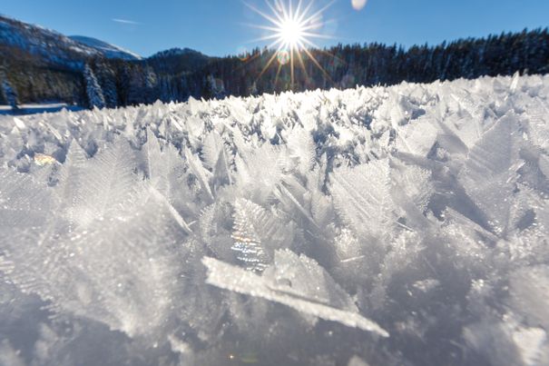 Verzauberte Hemmersuppenalm im Winter