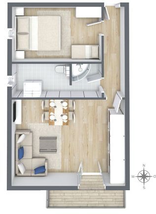 Grundriss Wohnung 5
