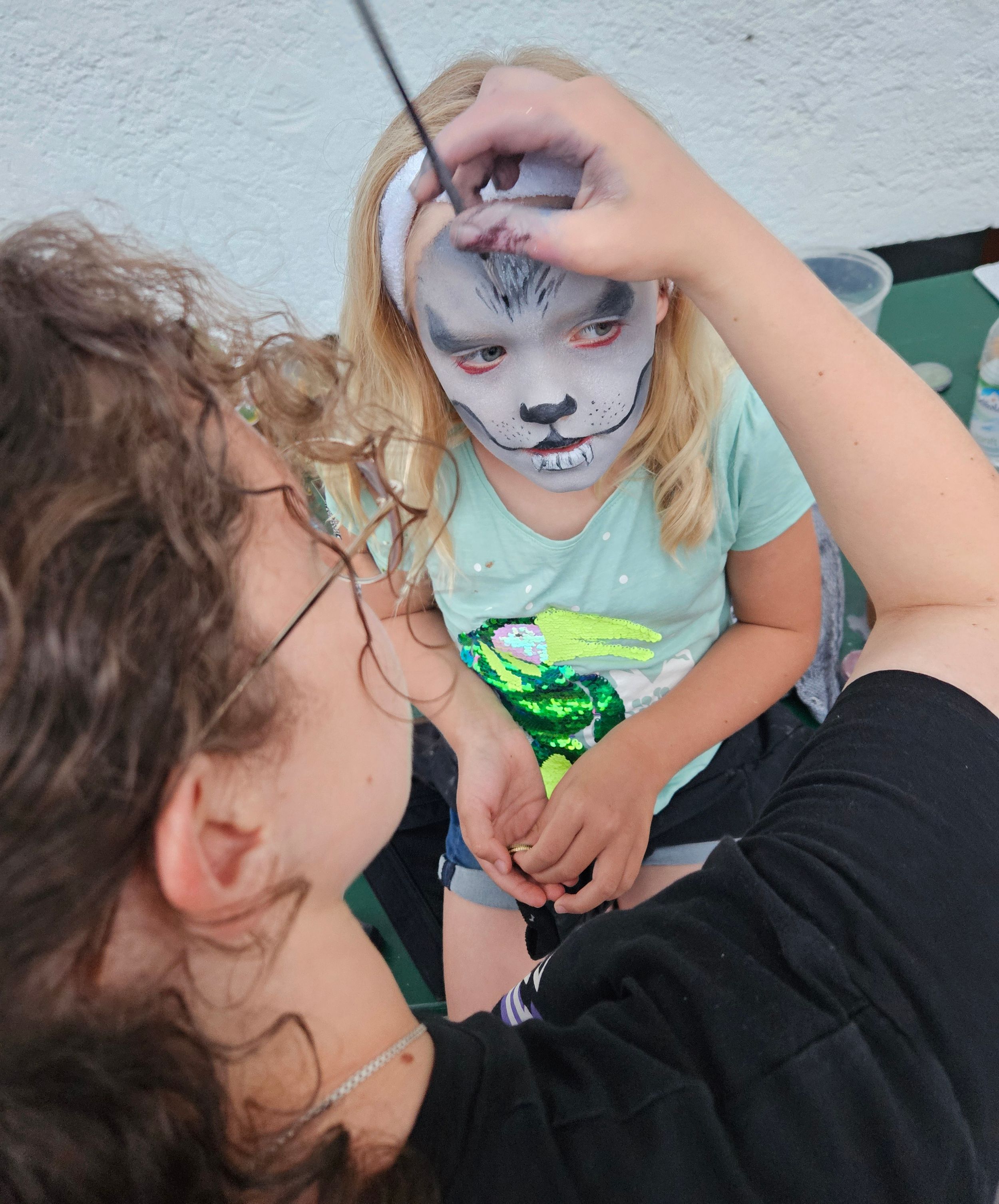 Straßenfest - Kinder schminken