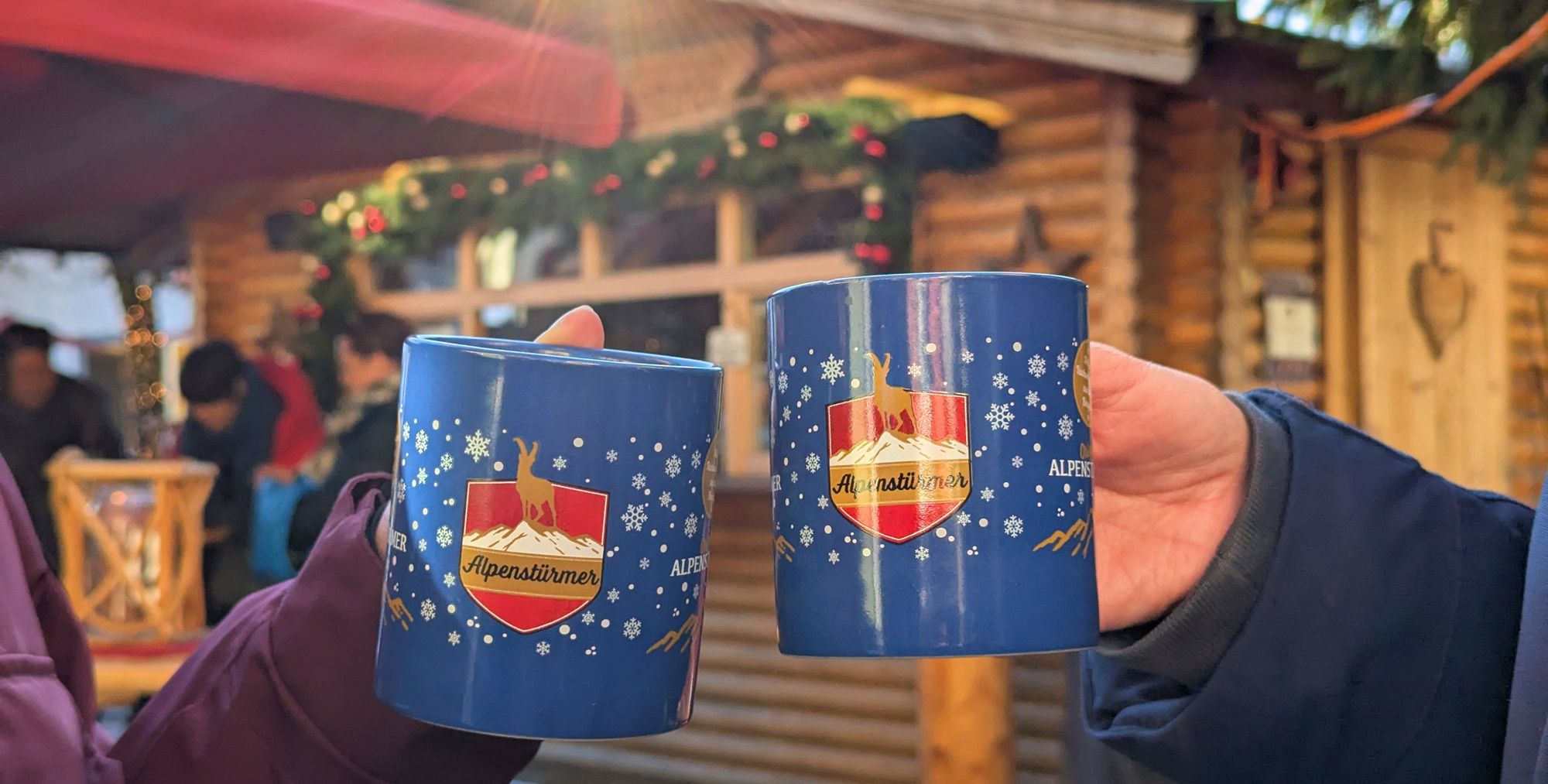 Glühwein trinken