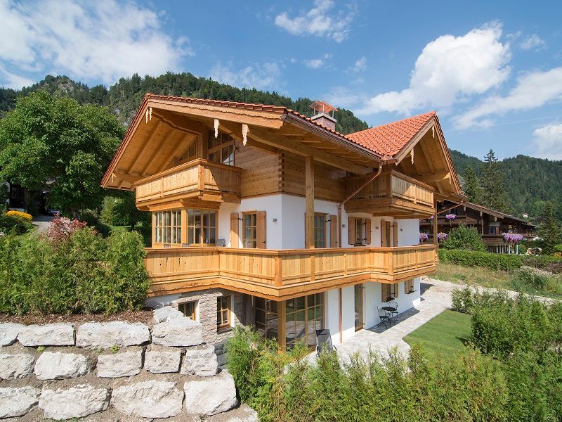 Chalet im Ahornwinkl im Sommer