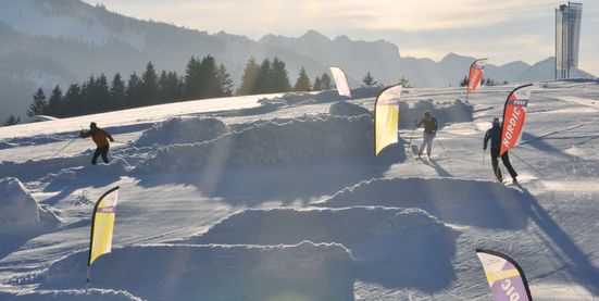 Nordic and biathlon park in Reit im Winkl/ Bavaria