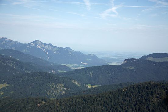 Luftbild Berglandschaft
