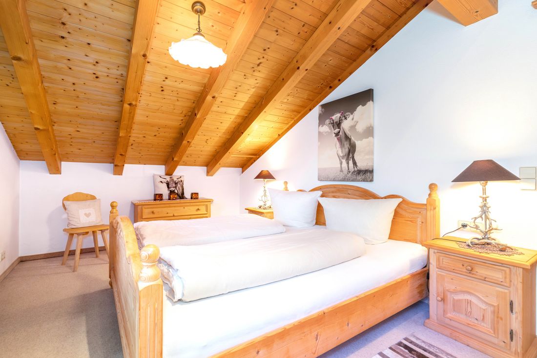 Erstes Schlafzimmer: Das "Kuhzimmer"
