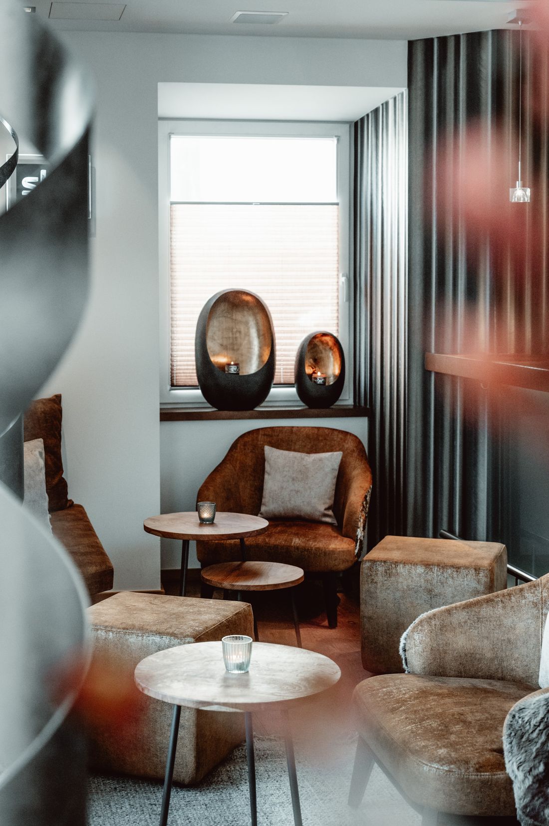 gemütlich entspannen im Barbereich