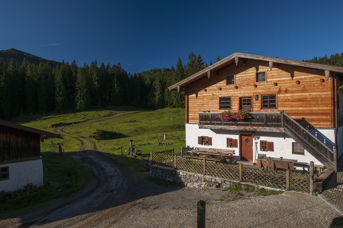 Sulzner Kaser Hütte auf der Hemmersuppenalm