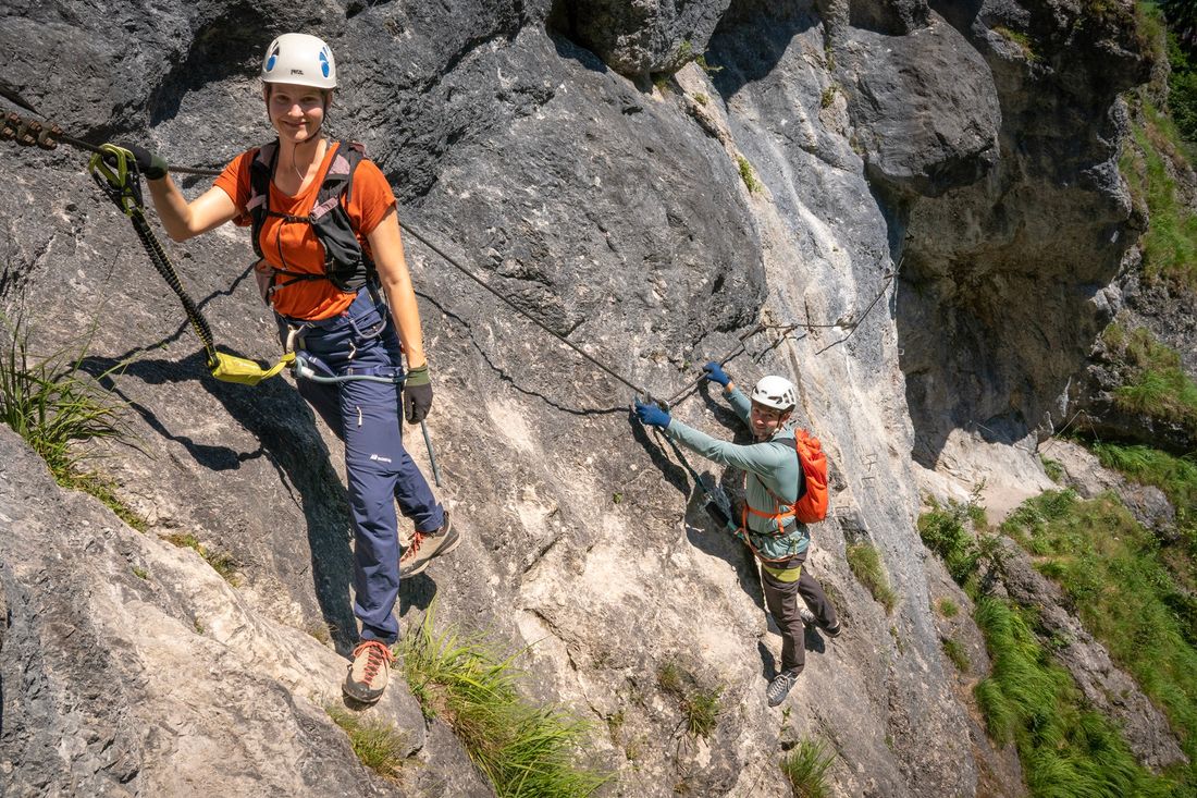 Hausbachfall Klettersteig