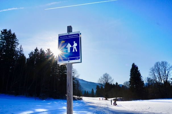 Winterwanderweg Kaiserblick
