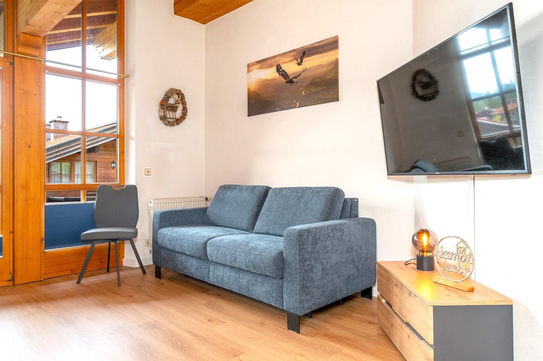 Bequeme Couch im Wohnbereich