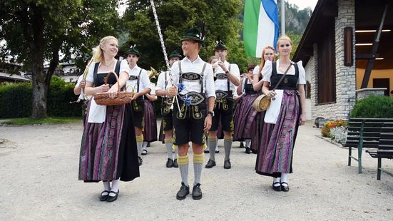 Reit im Winkl local brass band