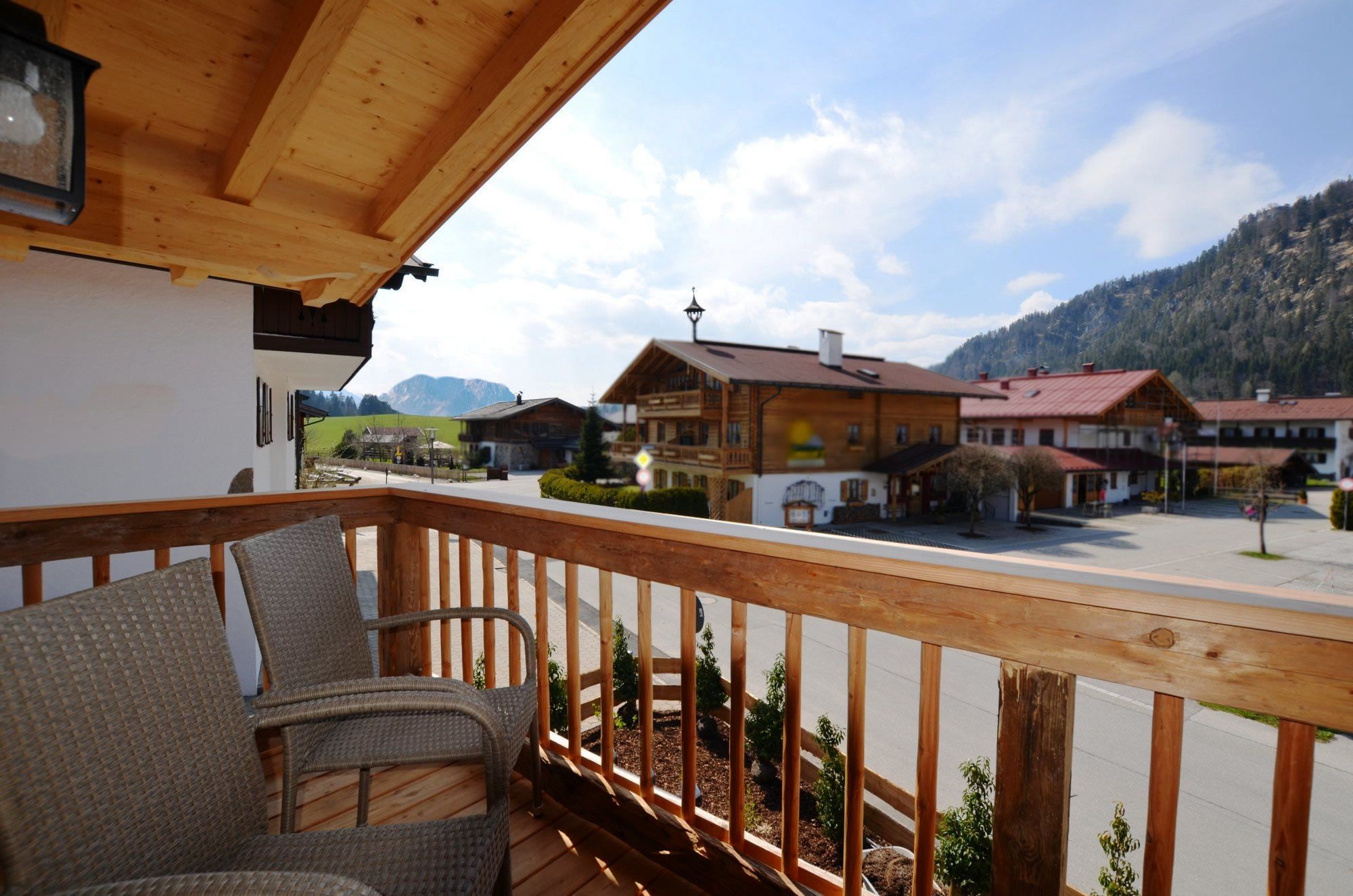 Ausblick vom Balkon