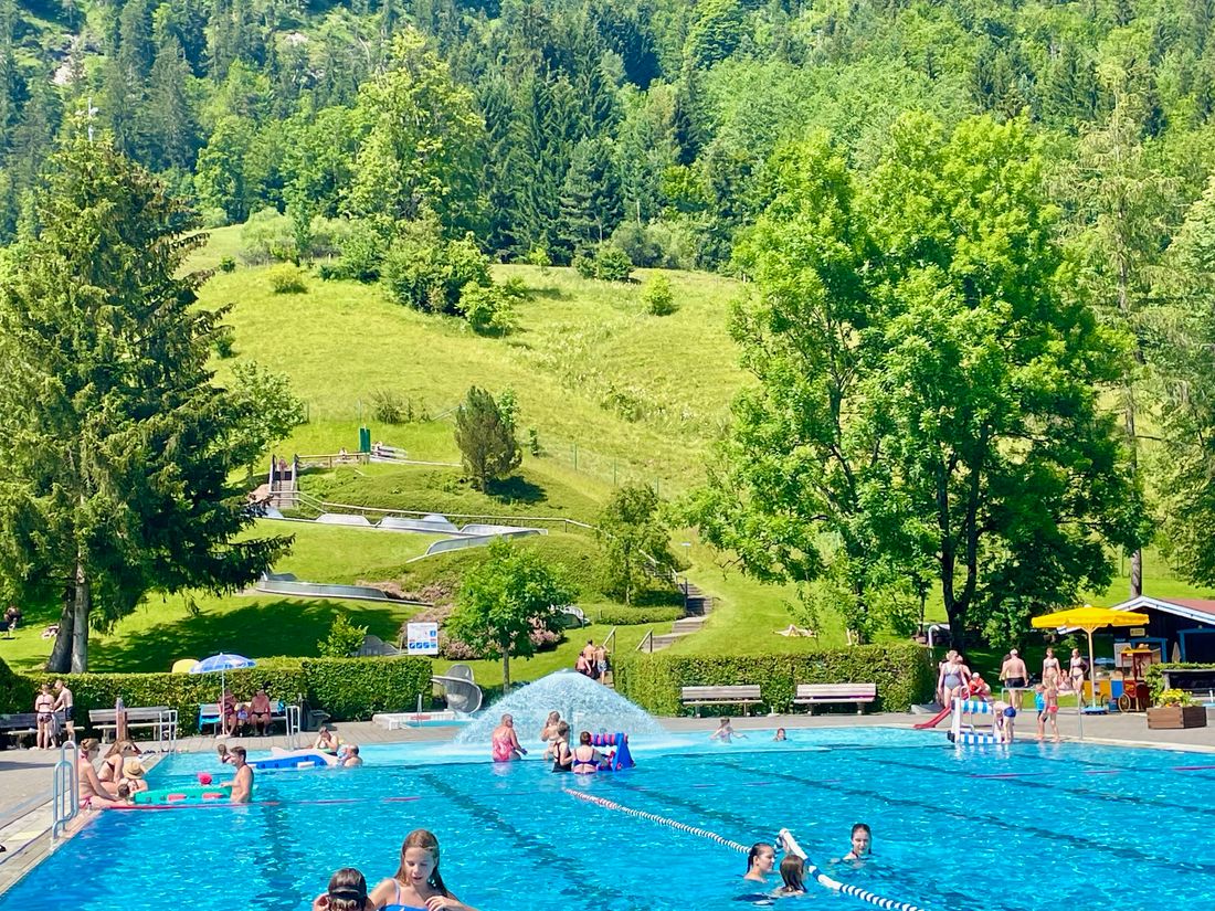 Unser Freibad in Reit im Winkl
