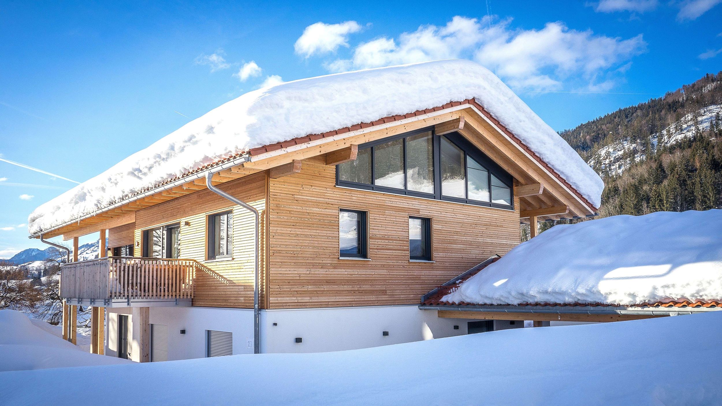 Die Villa Wanderlust im Winter