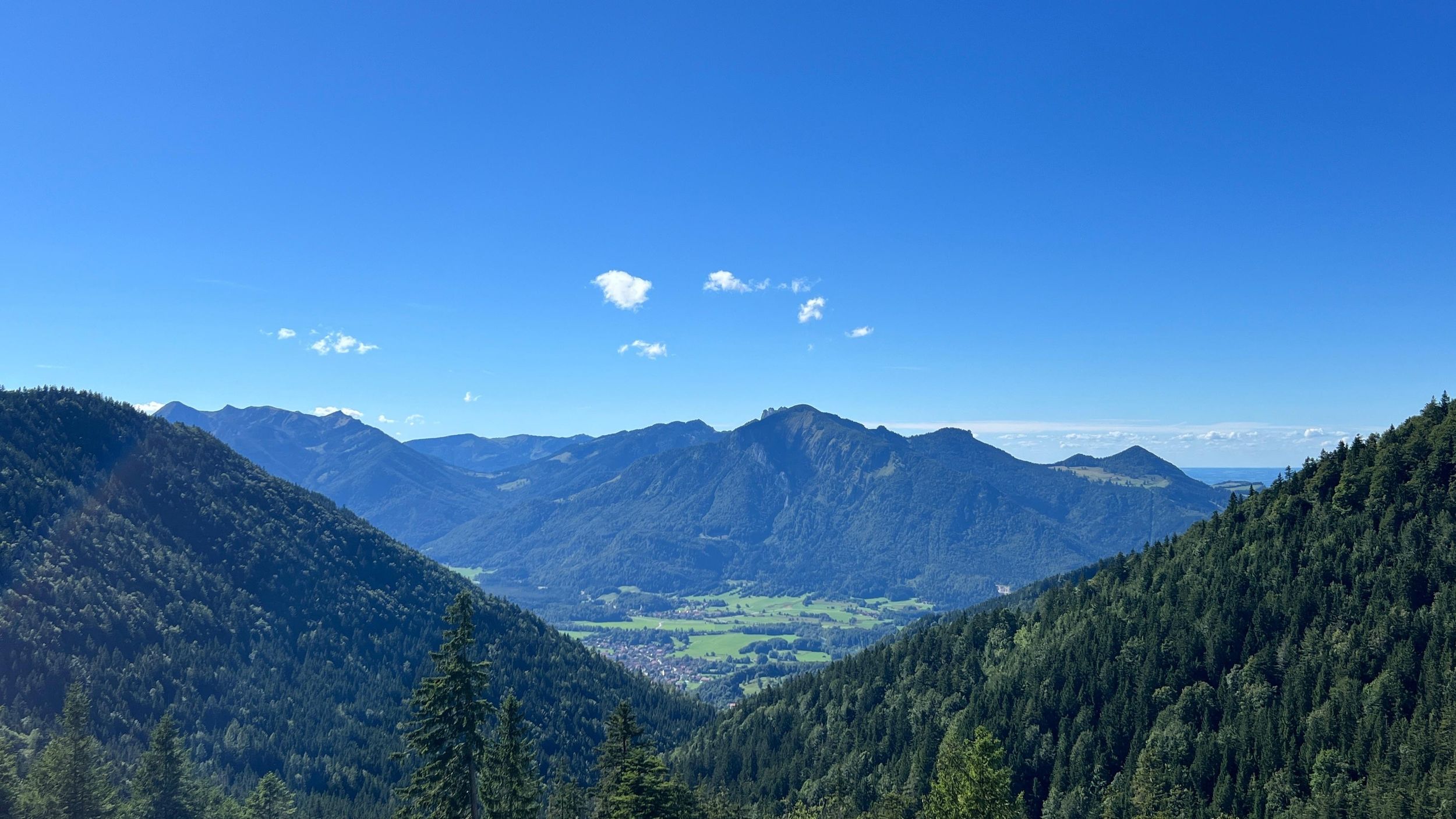 Blick von der Jochbergalm ins Achental