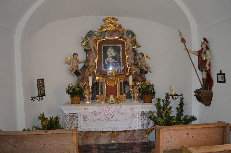 Innenansicht Kapelle Blindau