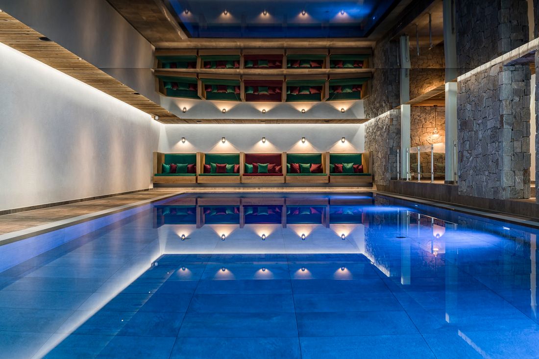 Hallenbad im Hotel Gut Steinbach