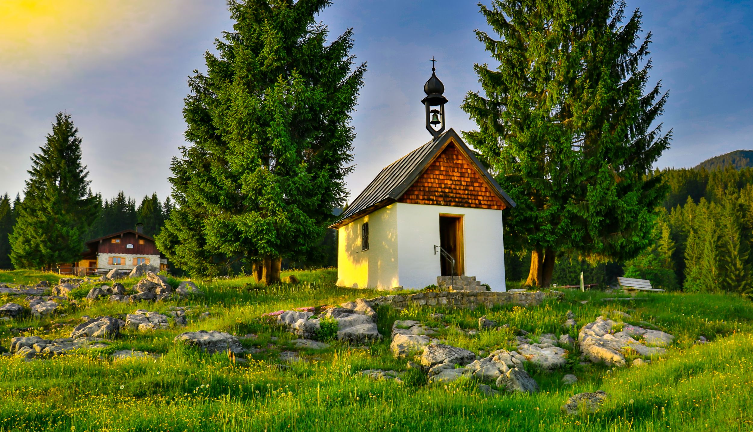 Kapelle auf der Winklmoos-Alm
