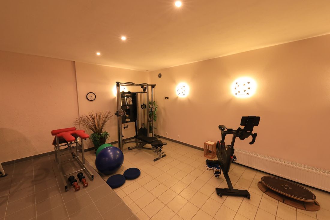 im Fitnessbereich
