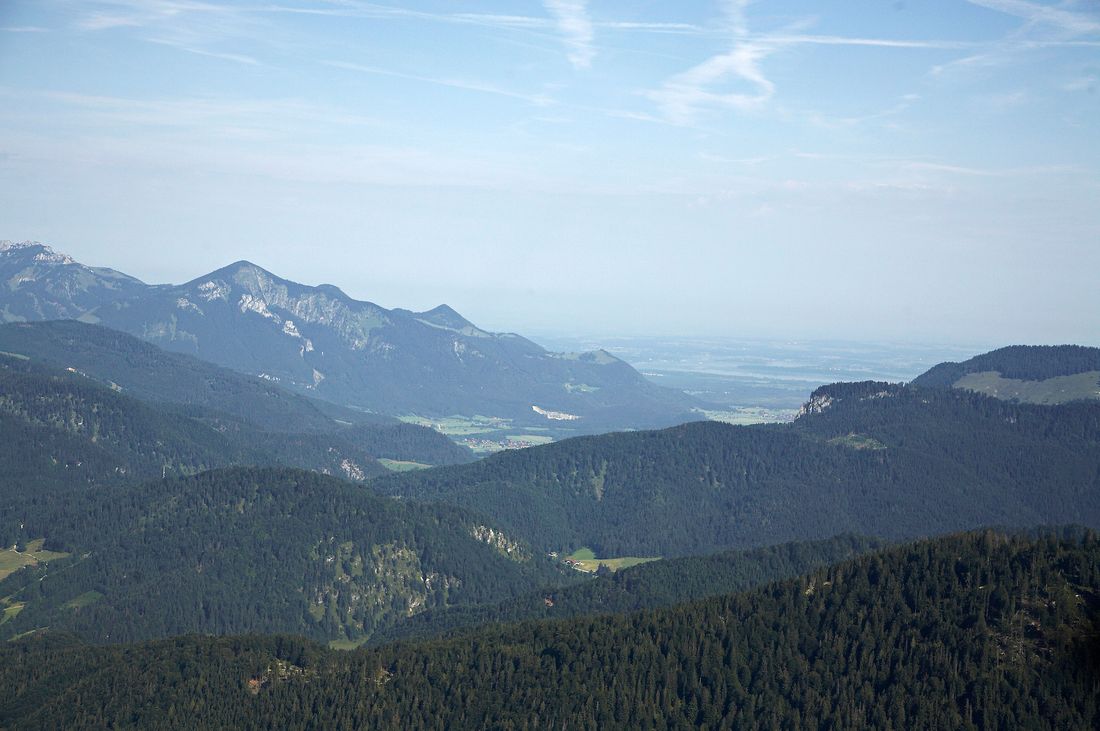 Luftbild Berglandschaft