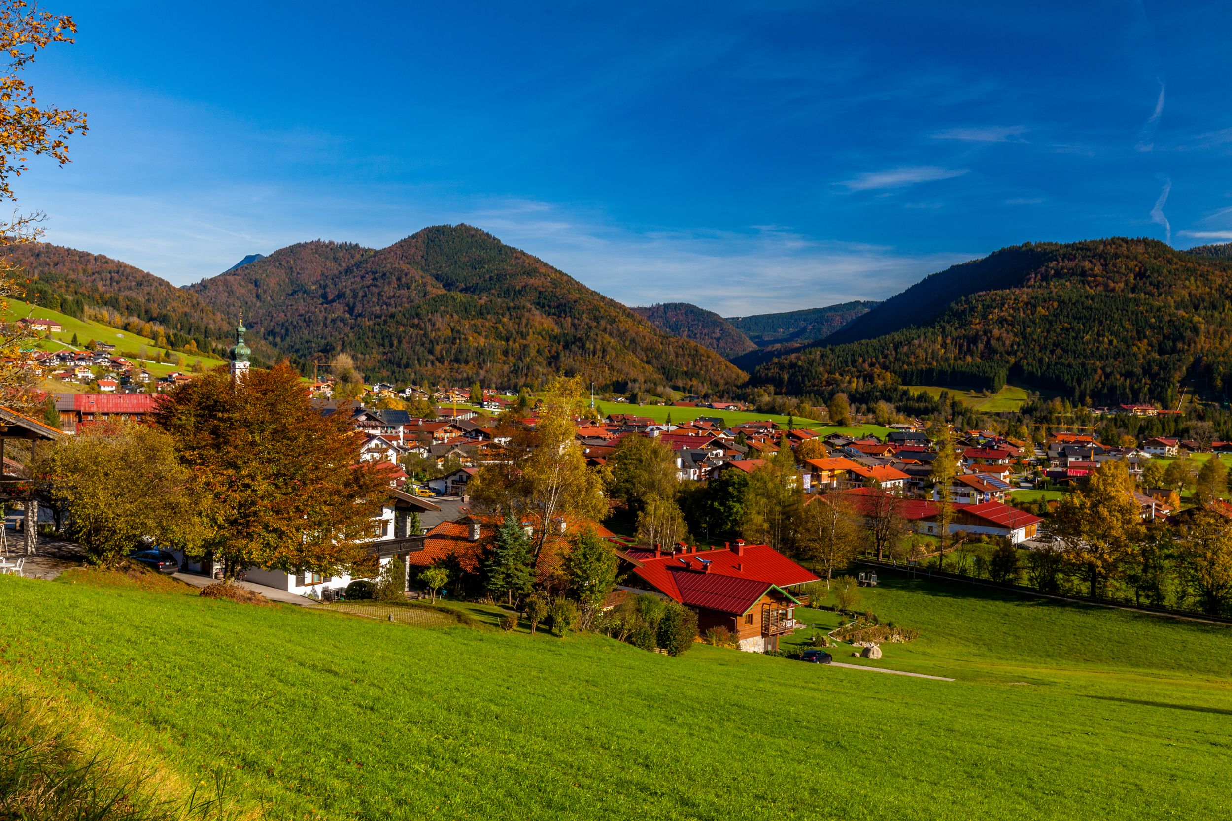 Blick auf Reit im Winkl