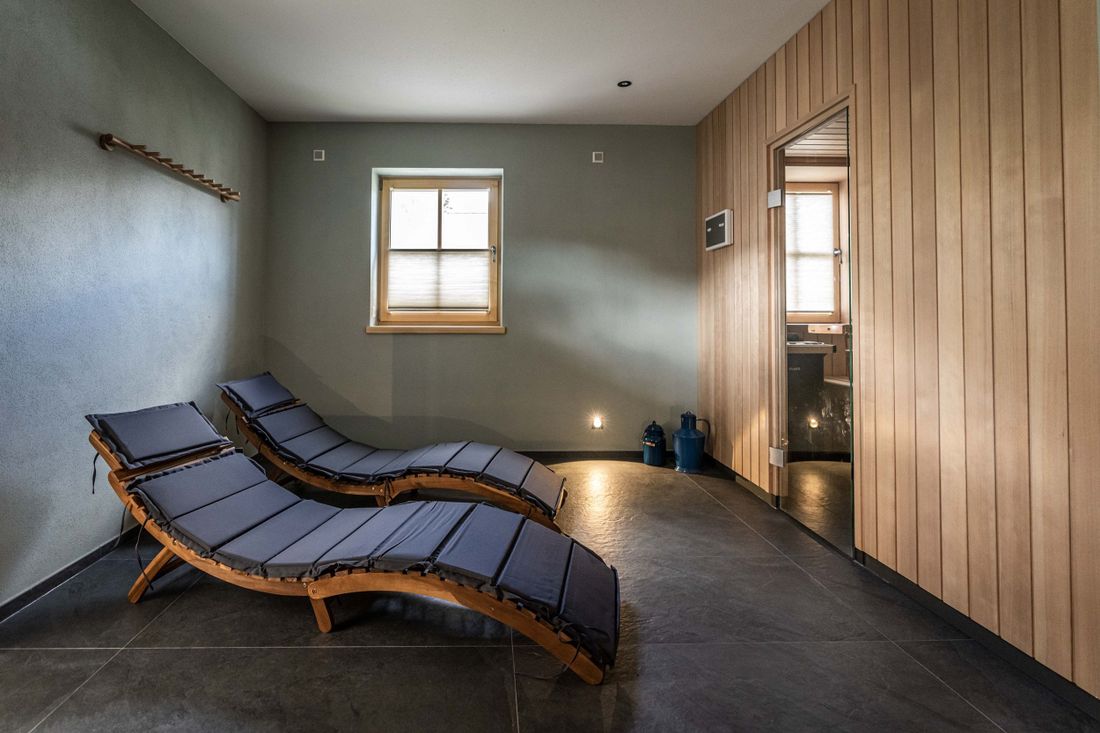 Sauna mit Ruhebereich