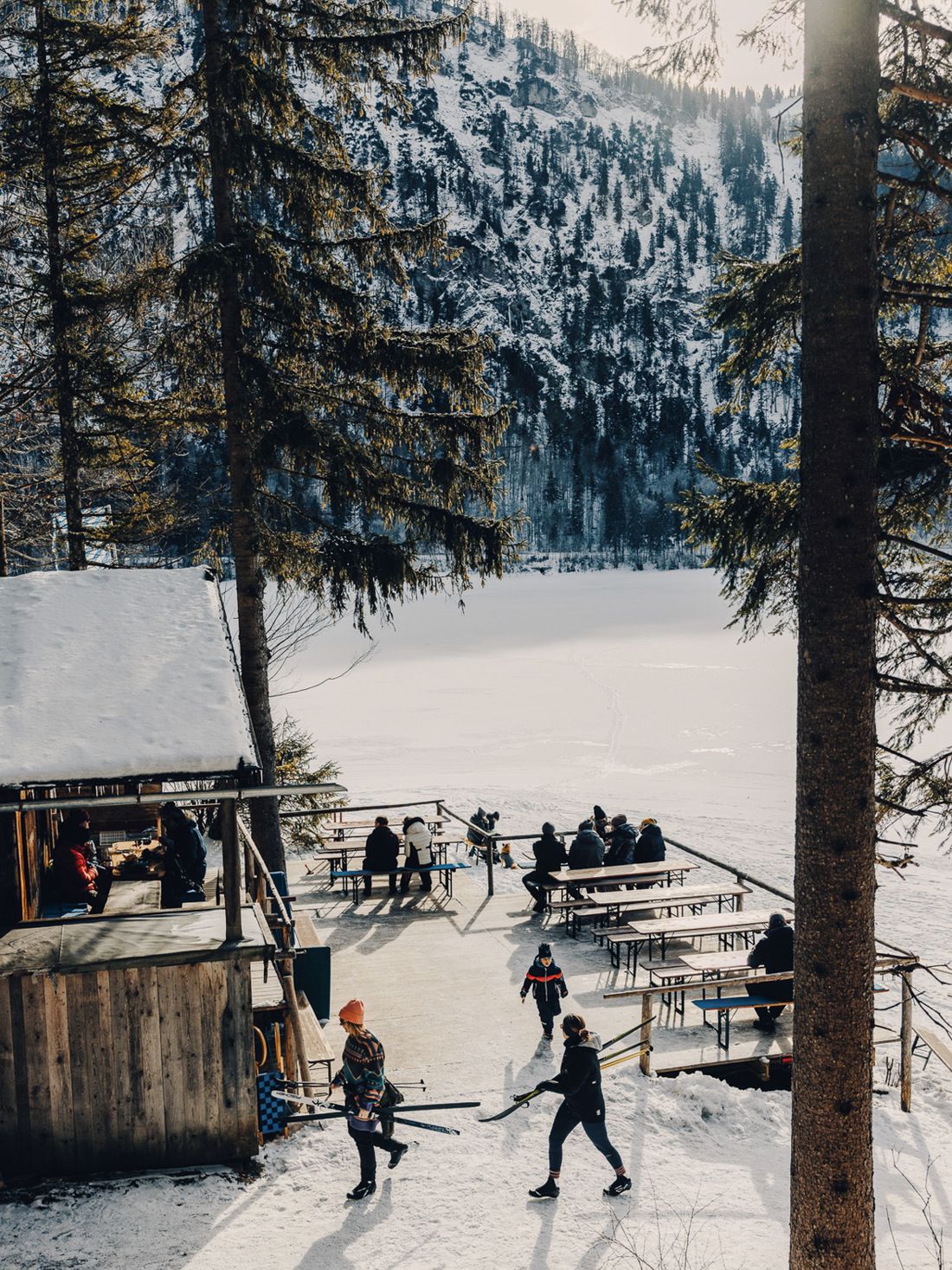 Langlaufen im Drei-Seen-Gebiet