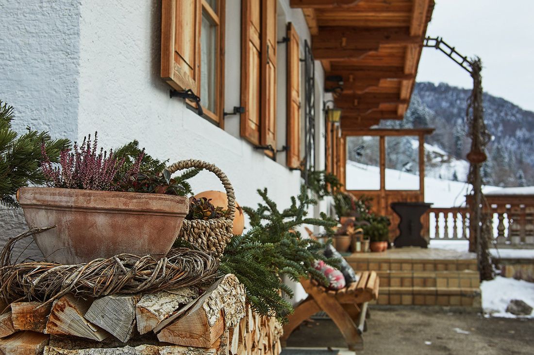 auf der Terrasse