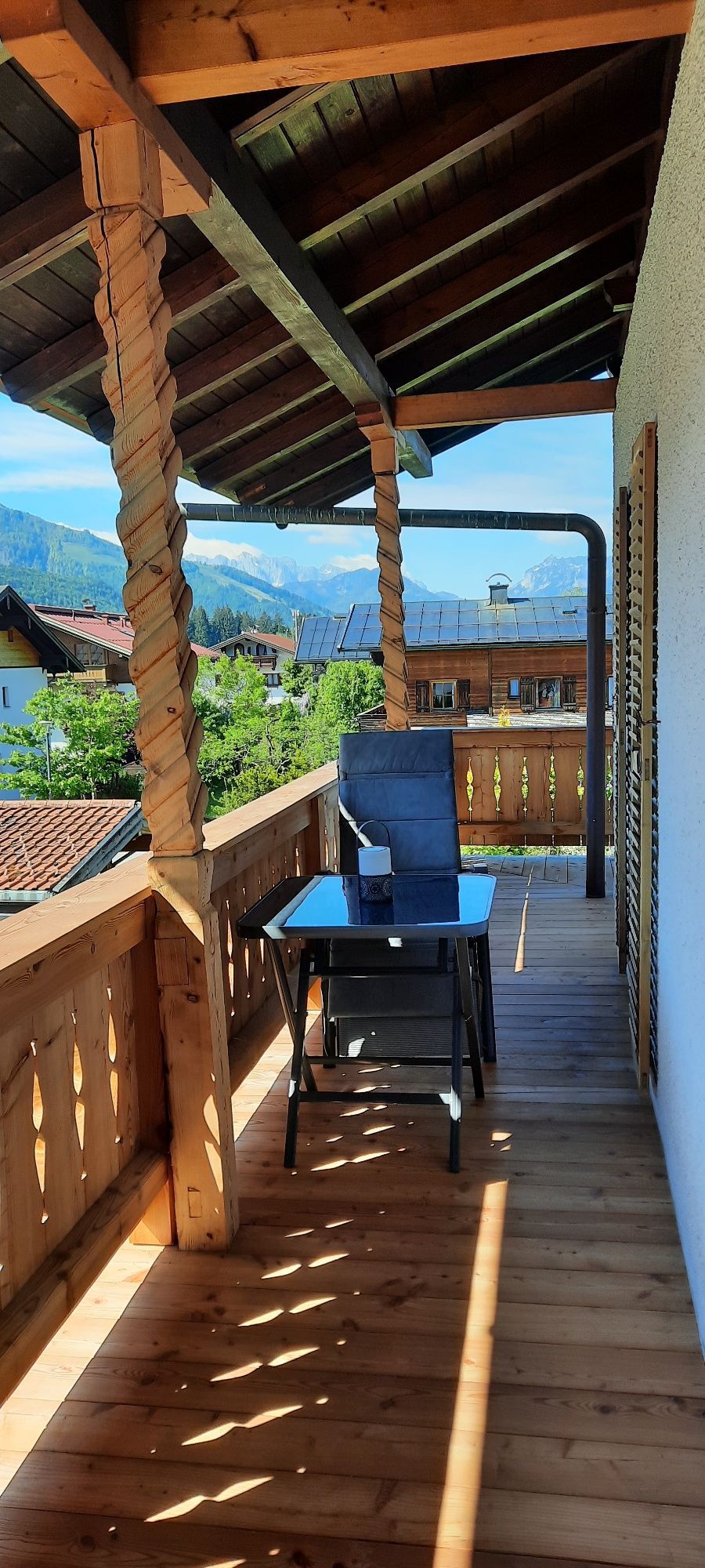 Blick vom Balkon