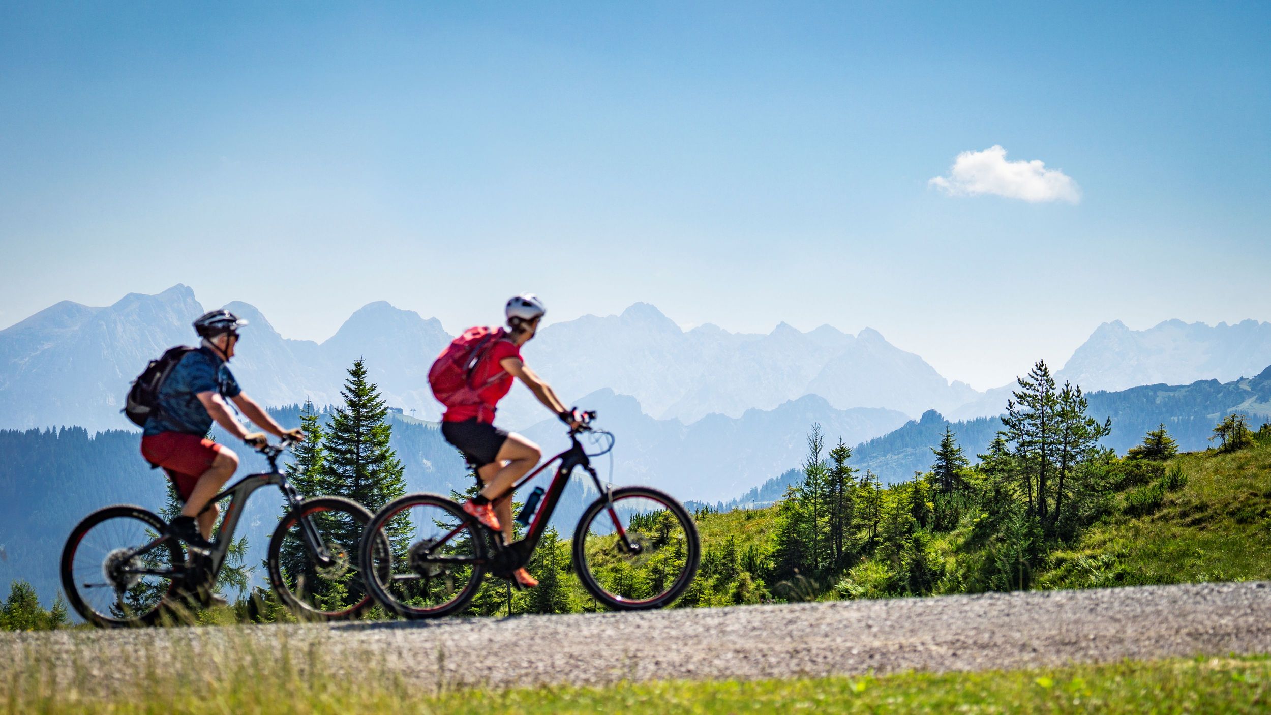 Mit dem Fahrrad auf der Winklomos-Alm