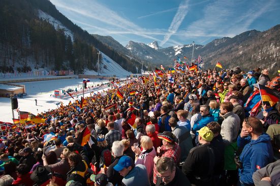 Biathlon Weltcup in Ruhpolding