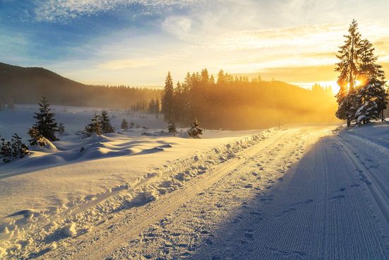 Winterstimmung auf der Winklmoos-Alm