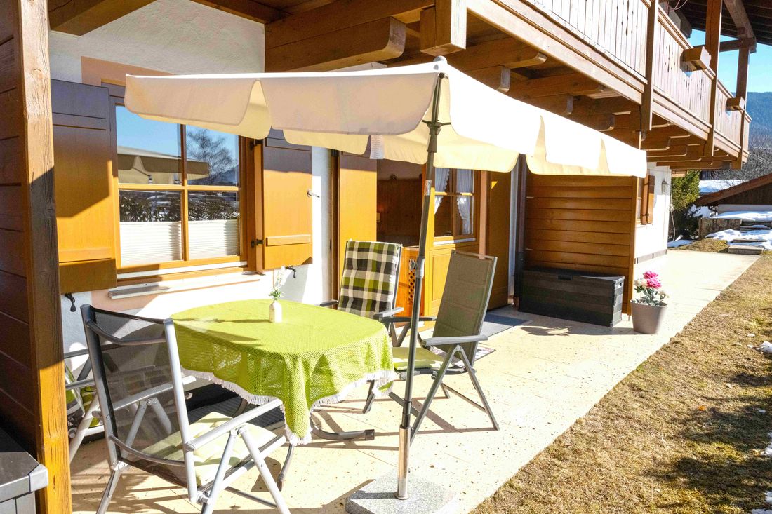 Herrliche Sonnenterrasse