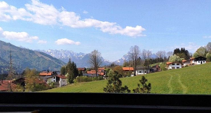 Aussicht vom Balkon