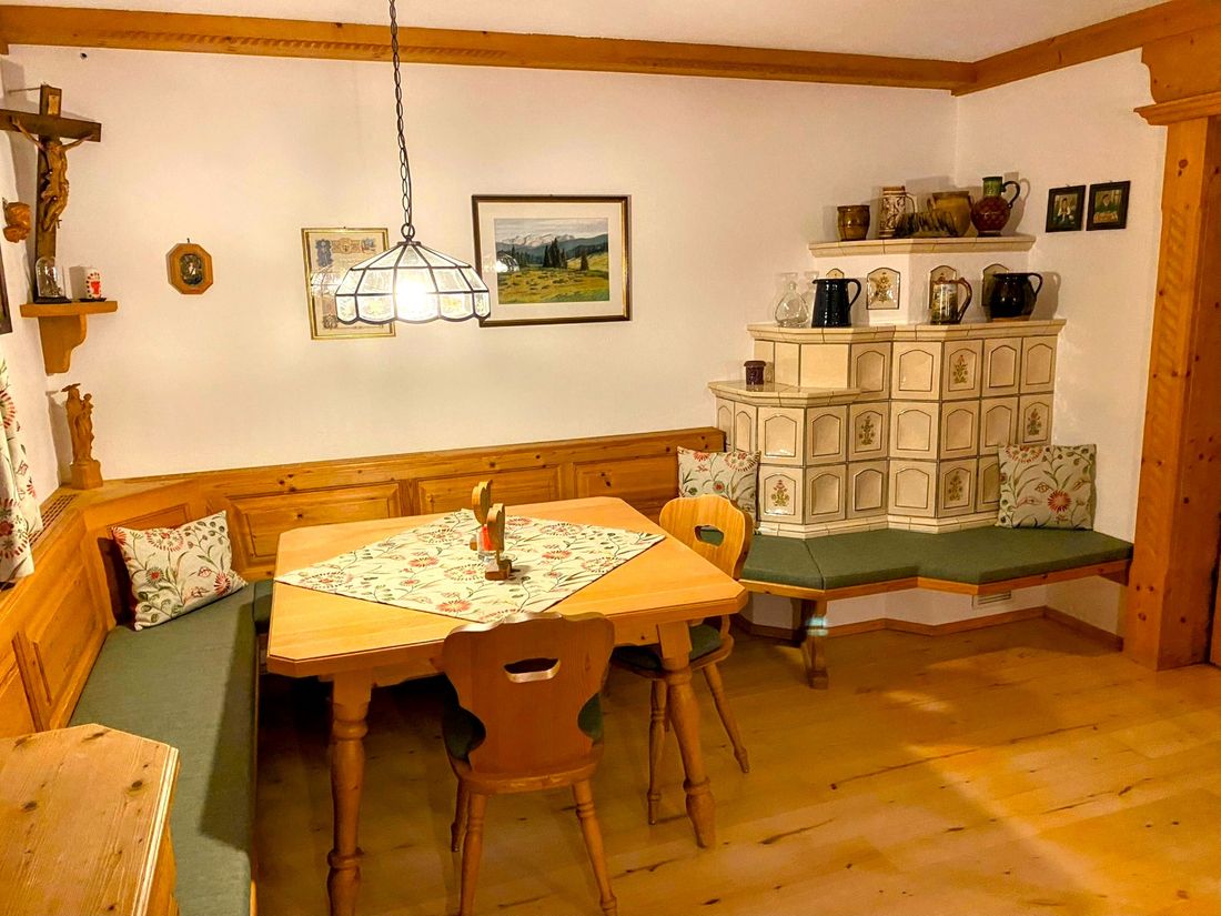 Der gemütliche Aufenthaltsraum im Knapphof