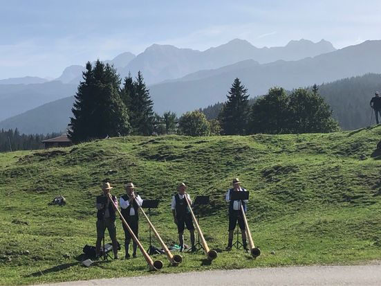 Alphornbläser Winklmoos-Alm