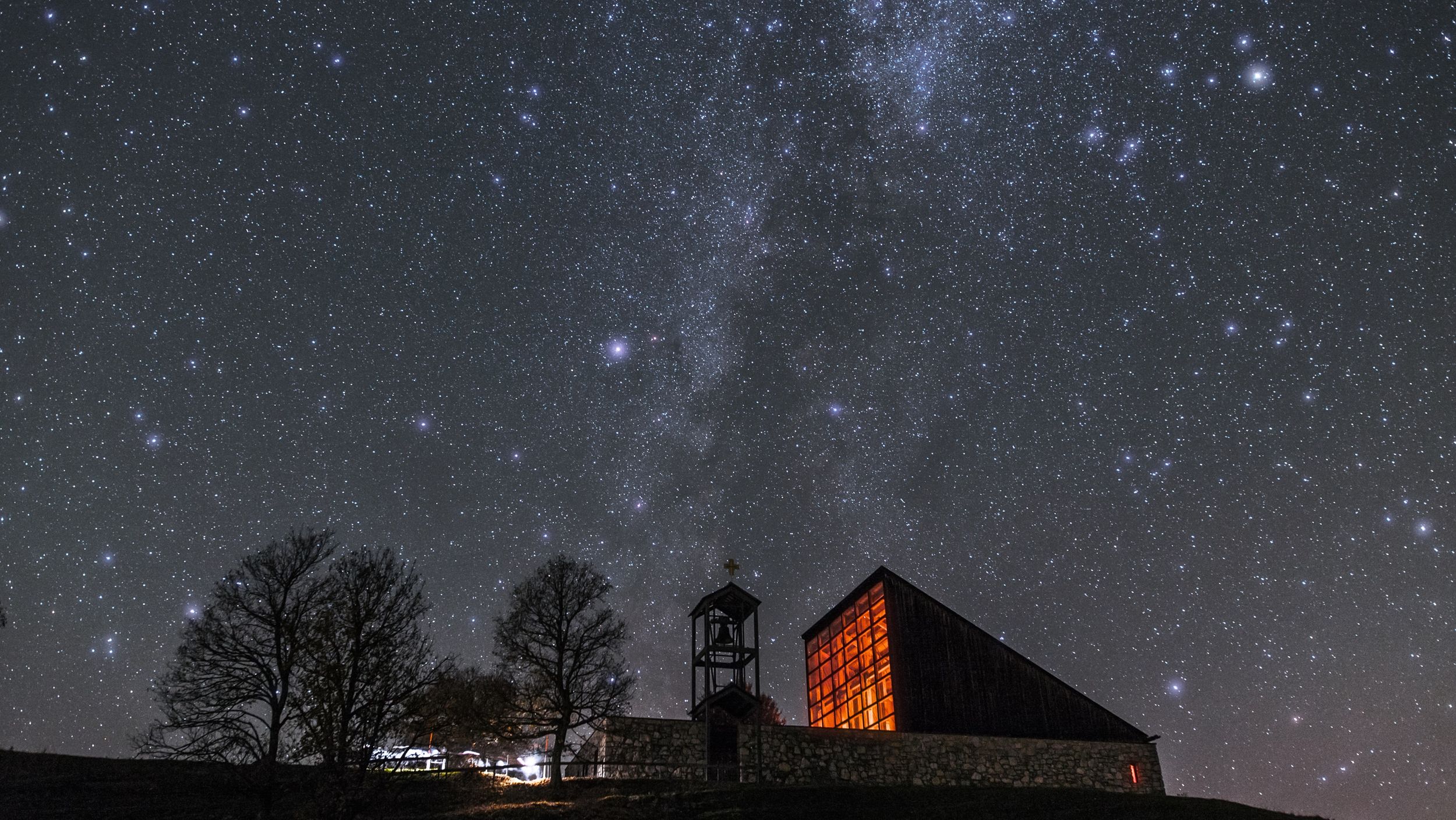 Sternenpark Winklmoos-Alm Kirche St. Johann im Gebirg